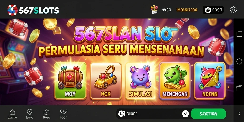 Screenshot 567SLOTS menunjukkan pengalaman gameplay yang menarik dan menghibur.
