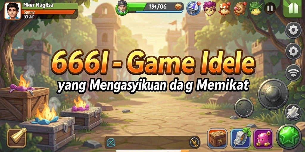 Tampilan gameplay <strong>666I</strong> yang menyenangkan dan interaktif.