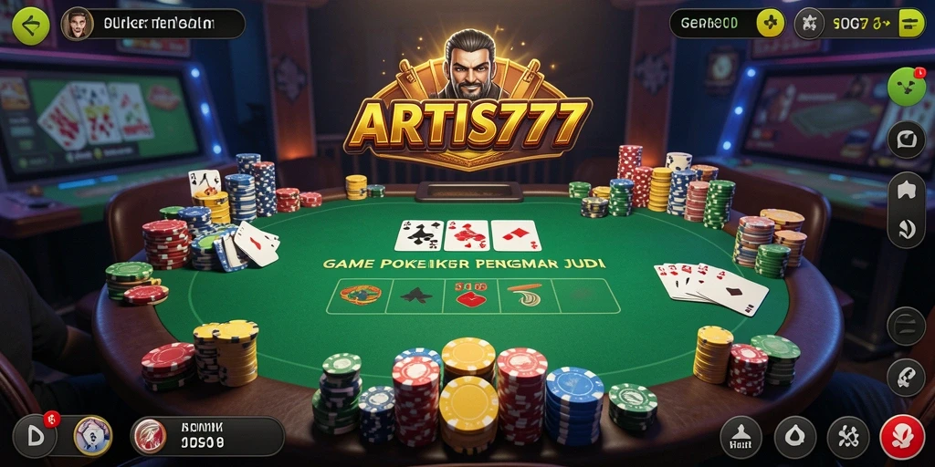 Tangkapan layar gameplay seru Poker di ARTIS777.
