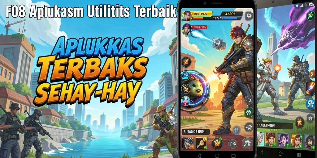 Tampilan antarmuka F08 yang intuitif dan mudah digunakan.