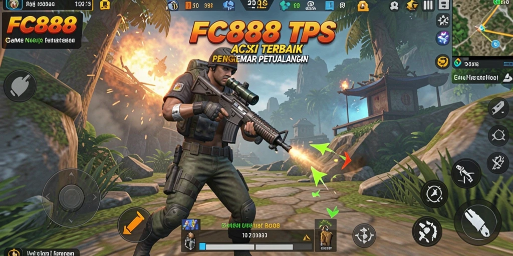 Gameplay menegangkan dalam FC888 dengan aksi TPS yang mendebarkan.