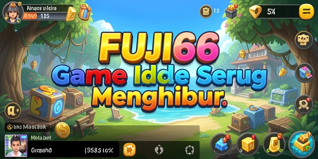 Tampilan gameplay menarik FUJI66 dengan karakter yang bergerak secara otomatis.