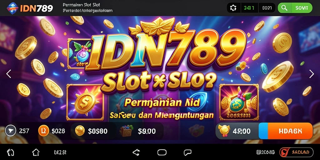Tampilan gameplay Slot IDN789 yang menarik dan seru.
