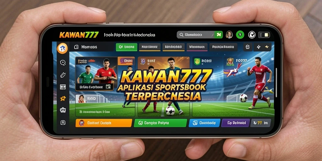 Tampilan menarik dan interaktif dari gameplay Sportsbook KAWAN777.