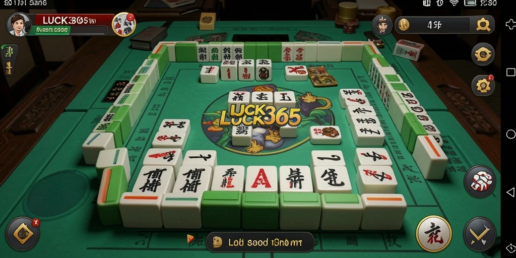 Tampilan screenshot utama LUCK365 menampilkan permainan Mahjong yang seru.
