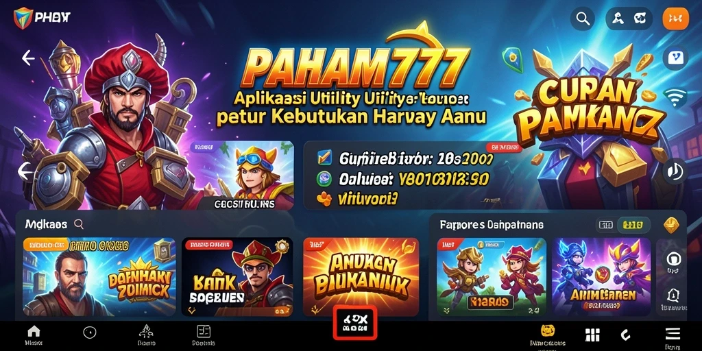 Tampilan utama PAHAM777 yang intuitif dan modern untuk manajemen tugas.