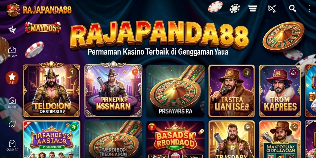 Tampilan gameplay RAJAPANDA88 yang memikat dan interaktif.