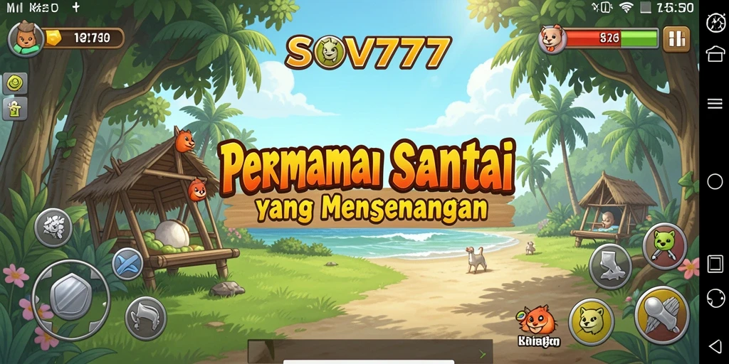 Tangkapan layar gameplay SOV777 yang penuh warna dan menyenangkan.